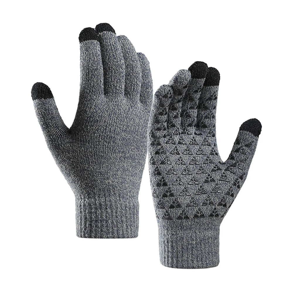 Iwarm ST0018 Taktile Vinterhandsker, Størrelse 23 cm, Grå