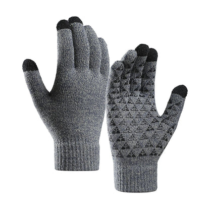 Iwarm ST0018 Taktile Vinterhandsker, Størrelse 23 cm, Grå
