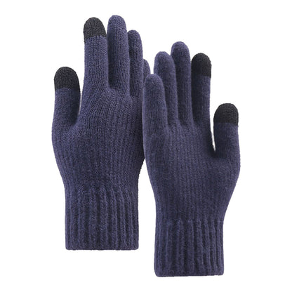Unisex vinterhandsker med touchfunktion Techsuit ST0012, størrelse 22 cm, mørkeblå
