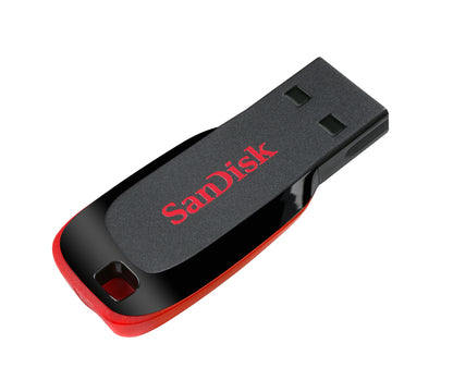 Ekstern USB-A hukommelse SanDisk Cruzer Blade, 64Gb SDCZ50-064G-B35