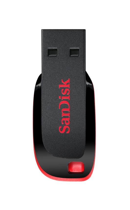 Ekstern USB-A hukommelse SanDisk Cruzer Blade, 128Gb SDCZ50-128G-B35