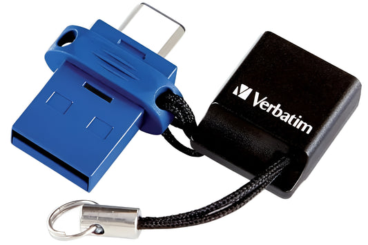 Ekstern Hukommelse USB-A 3.0 / USB-C Verbatim StoreNGo, 32Gb 49966