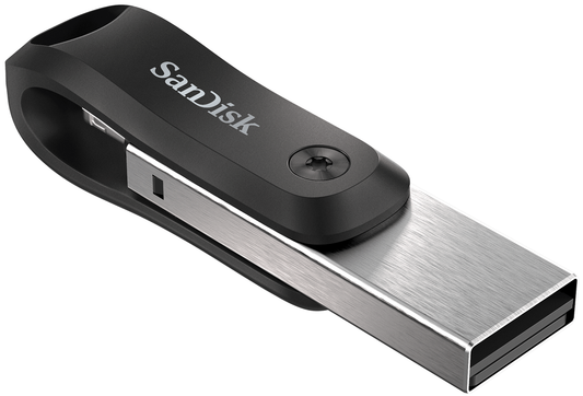SanDisk iXpand Go External Memory USB-A 3.0 / Lightning, 128Gb SDIX60N-128G-GN6NE