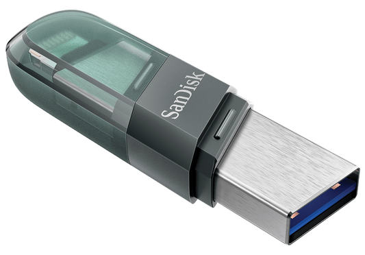 Ekstern hukommelse USB-A 3.1 / Lightning SanDisk iXpand Flip, 256Gb SDIX90N-256G-GN6NE