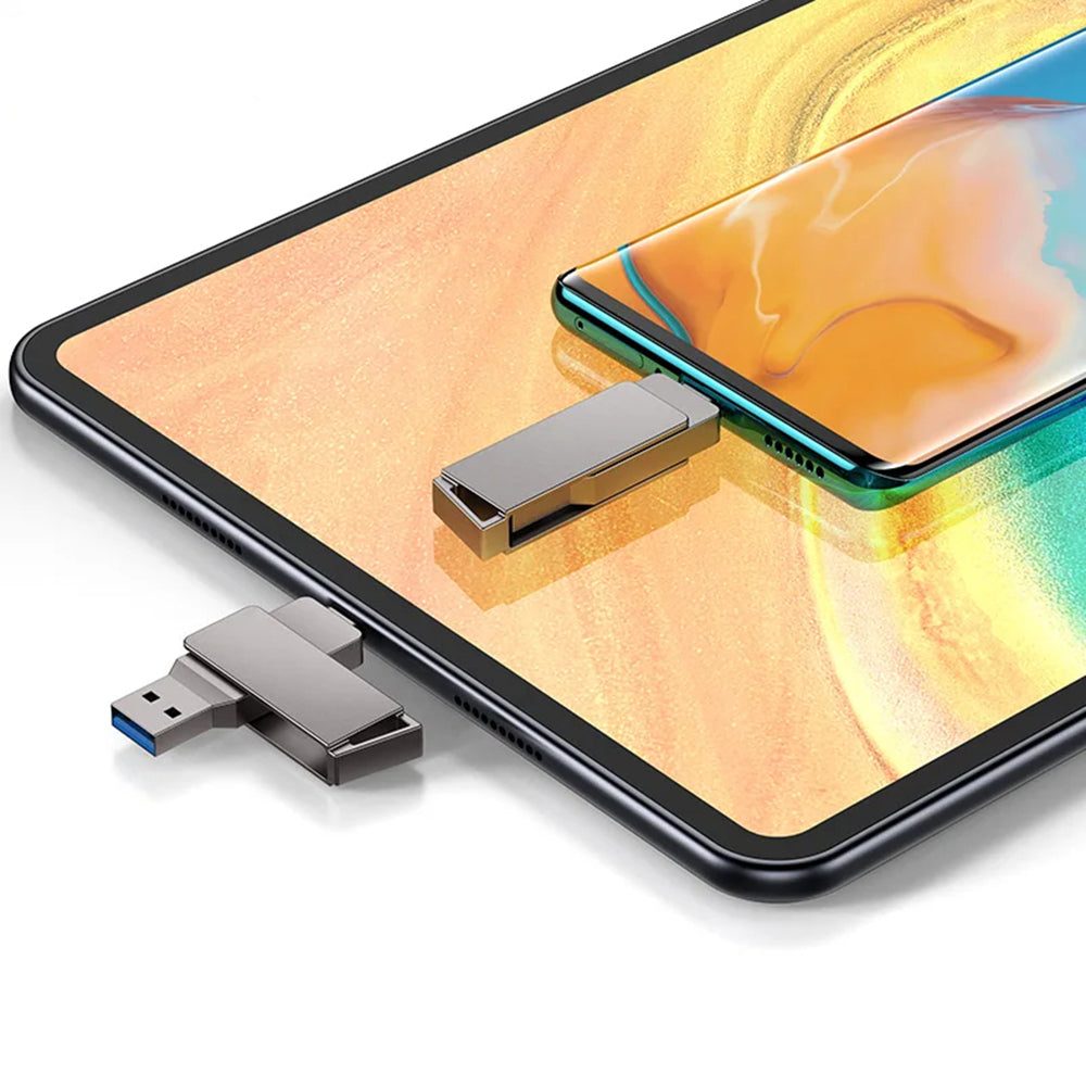 Ekstern hukommelse USB-A 3.0 / USB-C Techsuit THSM20, 128Gb