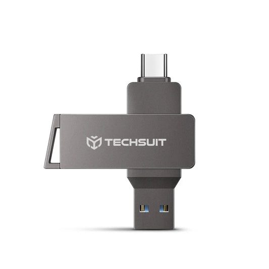 Ekstern hukommelse USB-A 3.0 / USB-C Techsuit THSM20, 128Gb