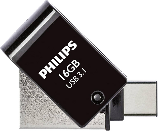 Ekstern hukommelse USB-A 3.1 / USB-C Philips, 16Gb FM16DC152B/00