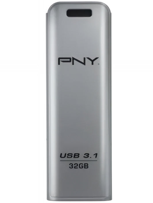 Ekstern Hukommelse USB-A 3.1 PNY Elite Steel, 32Gb FD32GESTEEL31G-EF