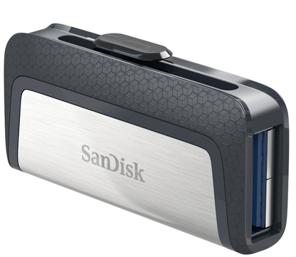 Ekstern hukommelse USB-A 3.1 / USB-C SanDisk Ultra Dual Drive, 32Gb SDDDC2-032G-G46
