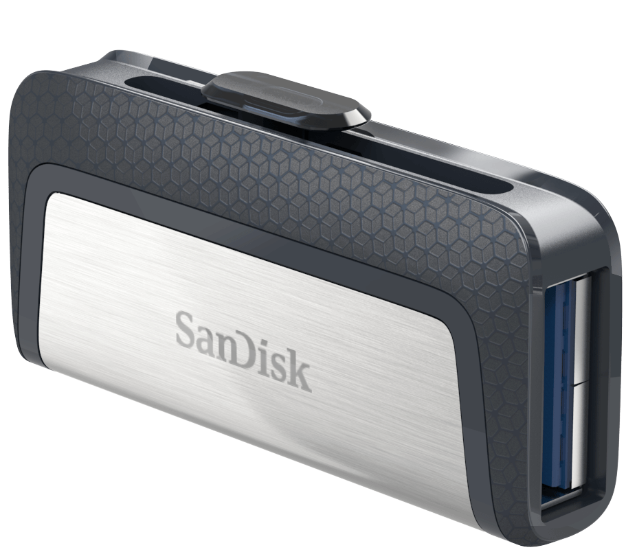 Ekstern hukommelse USB-A 3.1 / USB-C SanDisk Ultra Dual Drive, 64Gb SDDDC2-064G-G46