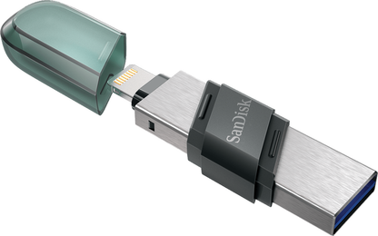 Ekstern hukommelse USB-A 3.1 / Lightning SanDisk iXpand Flip, 64Gb SDIX90N-064G-GN6NN