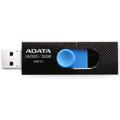 Adata UV320 USB-A 3.1 External Memory, 32GB AUV320-32G-RBKBL
