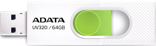 Ekstern hukommelse USB-A 3.2 Adata UV320, 64Gb AUV320-64G-RWHGN
