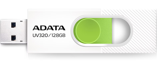 Ekstern Hukommelse USB-A 3.2 Adata UV320, 128Gb AUV320-128G-RWHGN