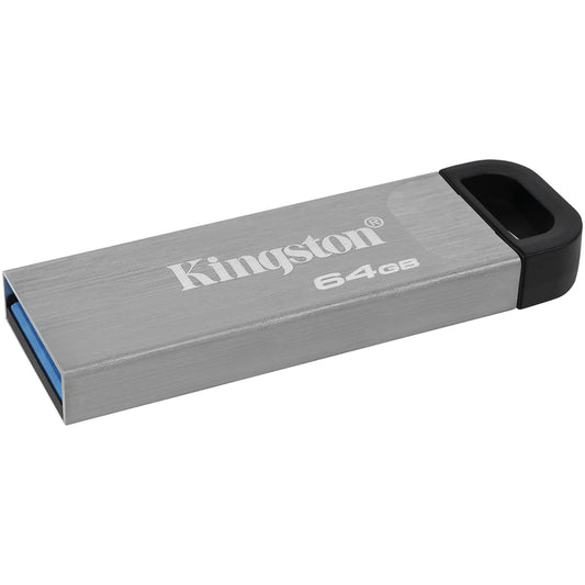 Ekstern hukommelse USB-A 3.2 Kingston DT Kyson, 64Gb DTKN/64GB