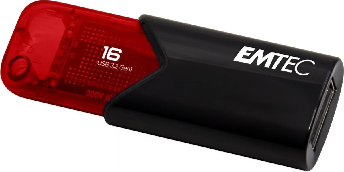 Ekstern Hukommelse USB-A 3.2 Emtec B110 Click Easy, 16Gb ECMMD16GB113
