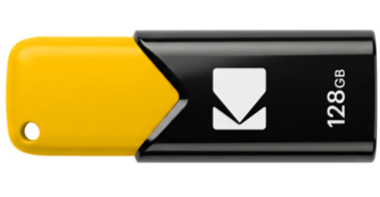 Ekstern USB-A 3.2 Hukommelse Kodak B110S Click Easy, 128Gb EKMMD128GB113S