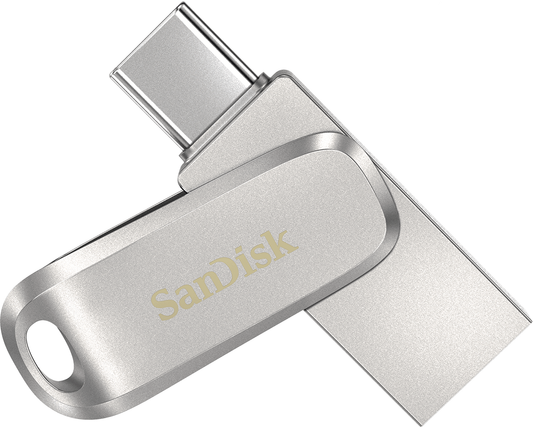 Ekstern hukommelse USB-A 3.2 / USB-C SanDisk Ultra Luxe Dual Drive, 32Gb SDDDC4-032G-G46