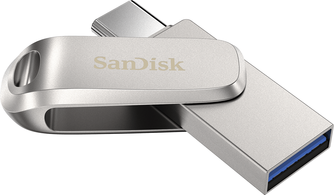 Ekstern hukommelse USB-A 3.2 / USB-C SanDisk Ultra Luxe Dual Drive, 32Gb SDDDC4-032G-G46