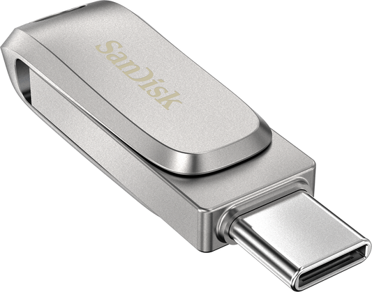 Ekstern hukommelse USB-A 3.2 / USB-C SanDisk Ultra Luxe Dual Drive, 32Gb SDDDC4-032G-G46