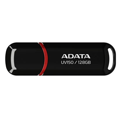 Ekstern USB-A 3.2-hukommelse Adata UV150, 128 GB AUV150-128G-RBK