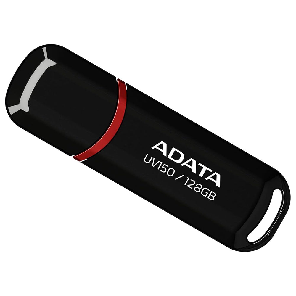 Ekstern USB-A 3.2-hukommelse Adata UV150, 128 GB AUV150-128G-RBK