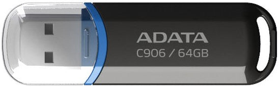 Ekstern hukommelse USB-A Adata C906, 64Gb AC906-64G-RBK