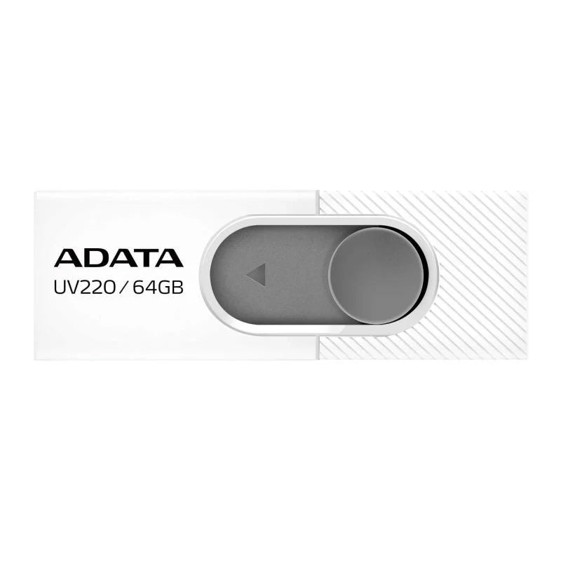 Ekstern USB-A Hukommelse Adata UV220, 64Gb AUV220-64G-RWHGY