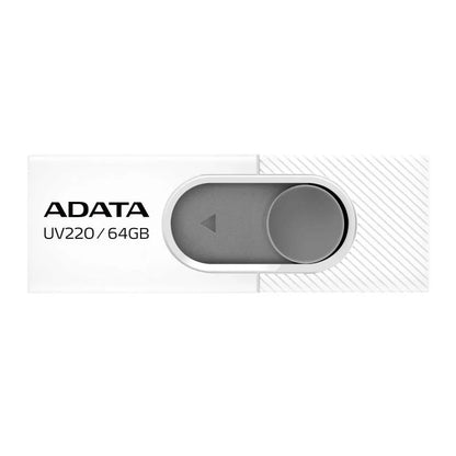 Ekstern USB-A Hukommelse Adata UV220, 64Gb AUV220-64G-RWHGY