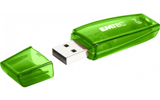 Ekstern USB-A Hukommelse Emtec C410 Color Mix, 64Gb ECMMD64G2C4