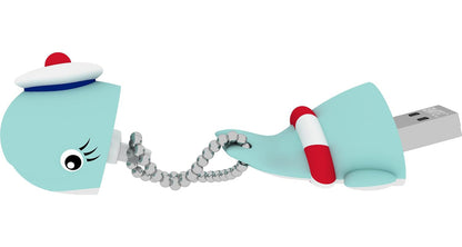 Ekstern USB-A hukommelse Emtec M337 Whale, 16Gb ECMMD16GM337