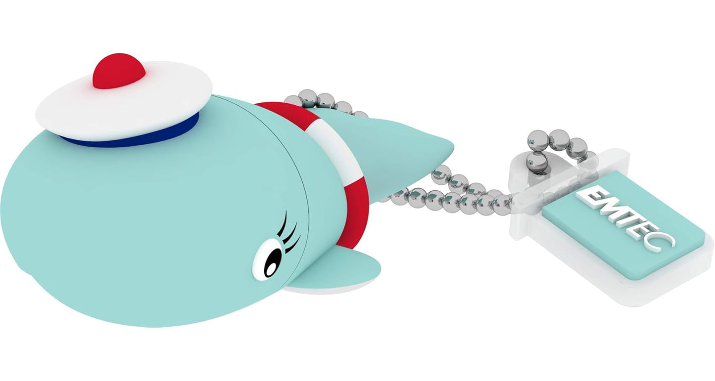 Ekstern USB-A hukommelse Emtec M337 Whale, 16Gb ECMMD16GM337