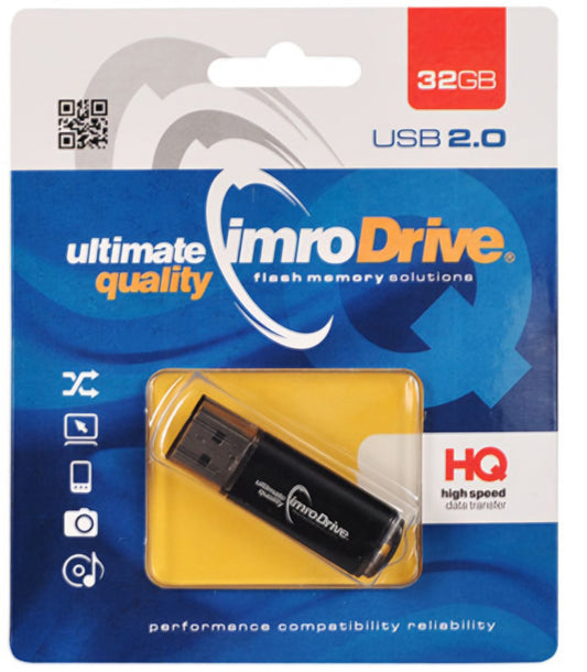 Ekstern USB-A Hukommelse Imro, 32Gb