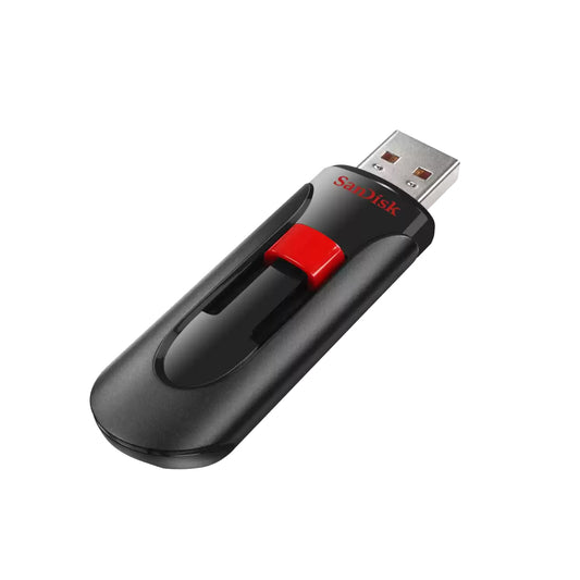 Ekstern USB-A hukommelse SanDisk Cruzer Glide, 128Gb SDCZ60-128G-B35