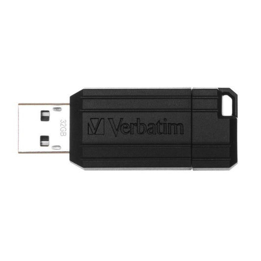 Ekstern hukommelse USB-A Verbatim PenDrive Pinstripe, 32Gb