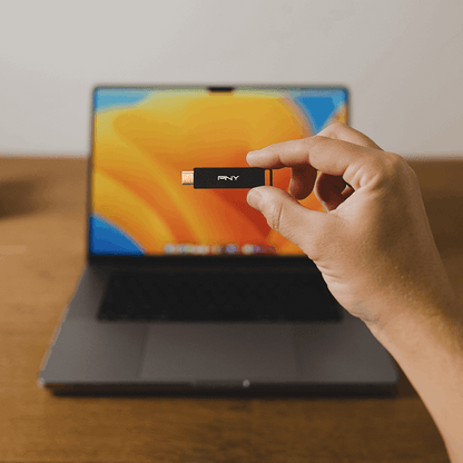 Ekstern USB-C Hukommelse PNY Elite X, 64Gb P-FDI64GELTXC-GE