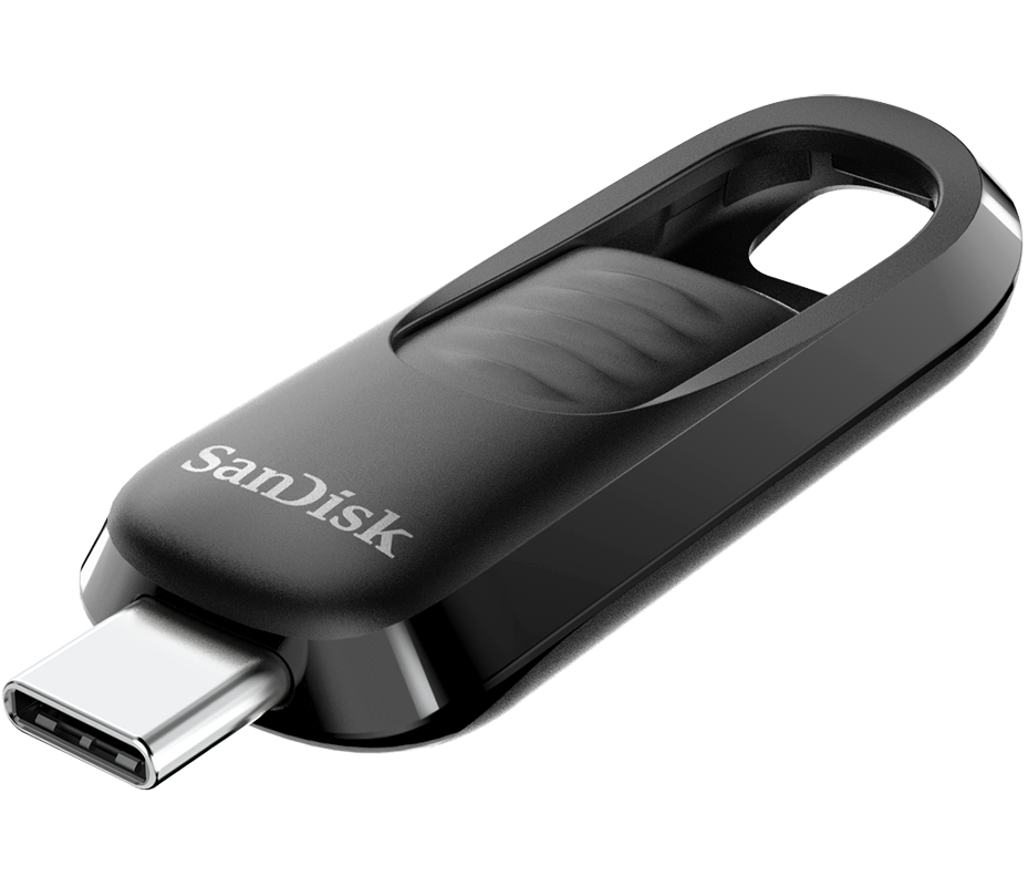 Ekstern USB-C Hukommelse SanDisk Ultra Slider, 64Gb SDCZ480-064G-G46