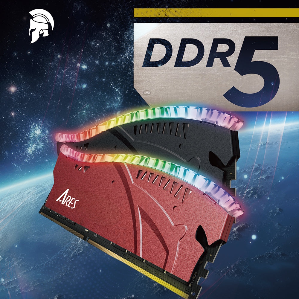 RAM-hukommelse Dato Ares Armor Lite, DDR5, RGB, 16GB, 7000Mhz, Grå ARB16G5G70