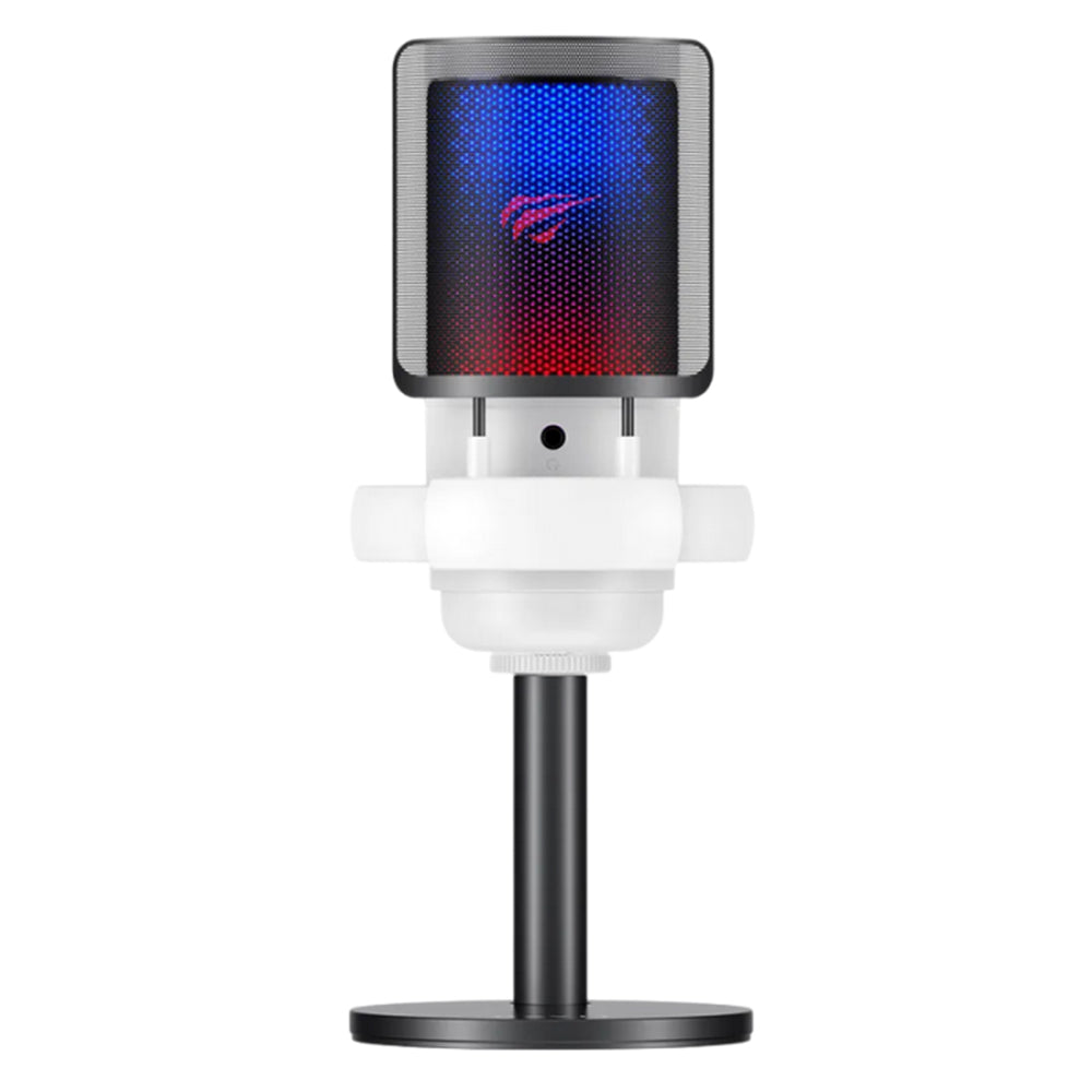 Cardioid-mikrofon HAVIT GK50, RGB, USB-C, 1,8 m, Sort