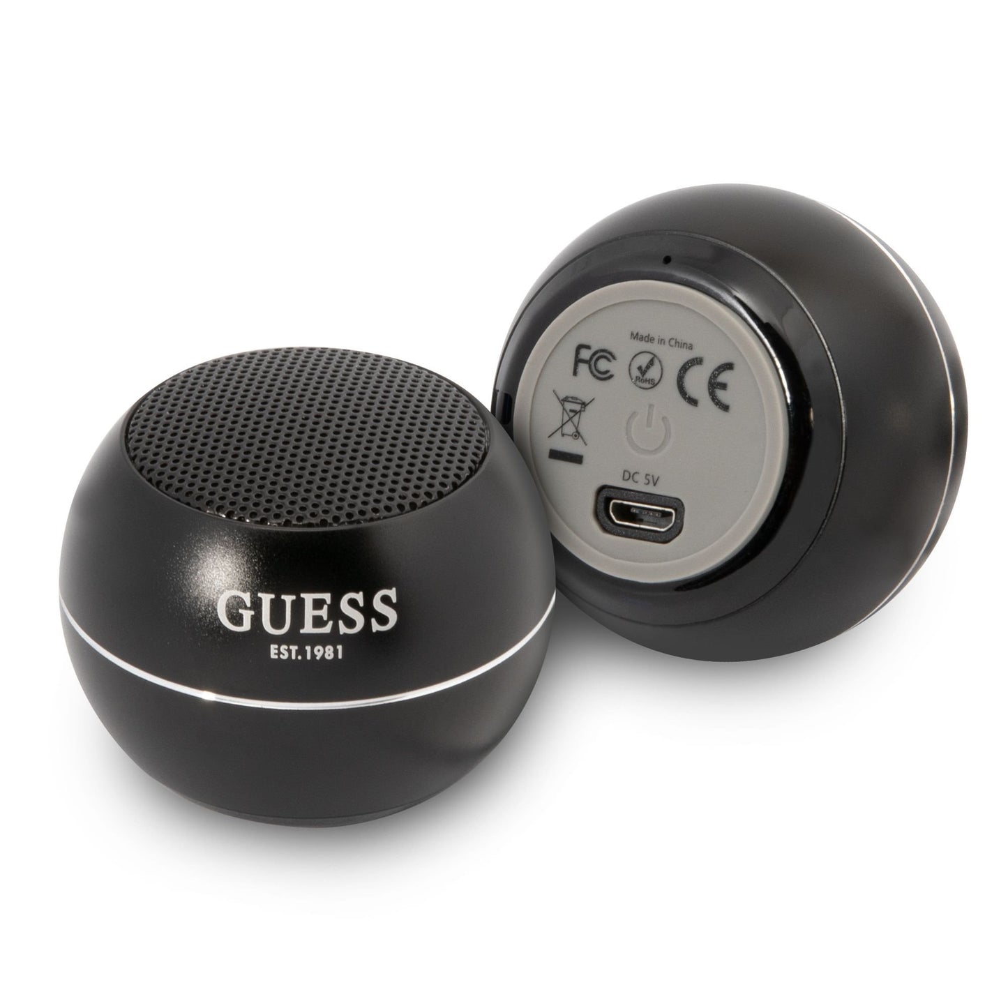 Bærbar Bluetooth-højttaler Guess, 3W, Sort