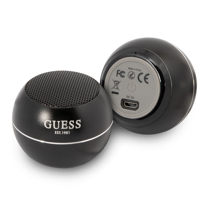 Bærbar Bluetooth-højttaler Guess, 3W, Sort