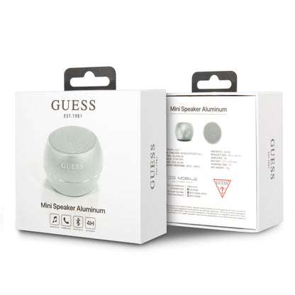 Bærbar Bluetooth-højttaler Guess, 3W, Sølvfarvet