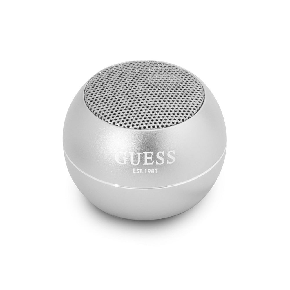 Bærbar Bluetooth-højttaler Guess, 3W, Sølvfarvet