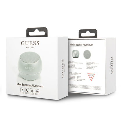 Bærbar Bluetooth-højttaler Guess, 3W, Sølvfarvet