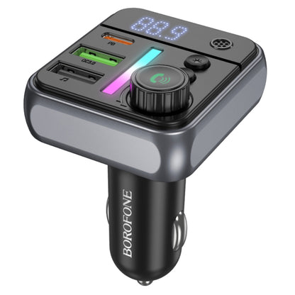 FM Bluetooth-modulator Borofone BC50 Ascenso, 2 x USB-A - 1 x USB-C