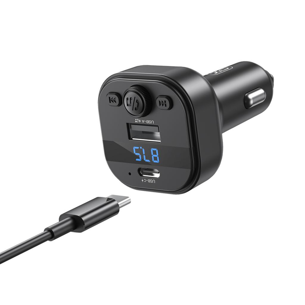 FM Bluetooth-modulator XO Design BCC18, 1 x USB-A - 1 x USB-C