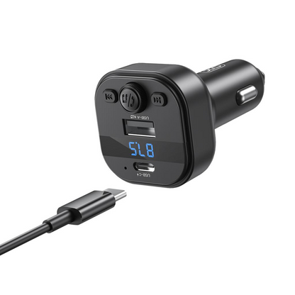 FM Bluetooth-modulator XO Design BCC18, 1 x USB-A - 1 x USB-C