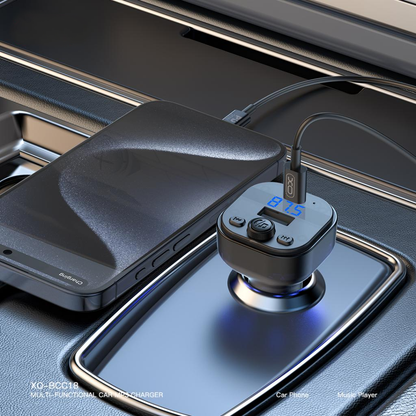 FM Bluetooth-modulator XO Design BCC18, 1 x USB-A - 1 x USB-C