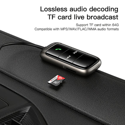 FM Bluetooth-modulator Yesido YAU32, 1 x 3,5 mm - 1 x microSD