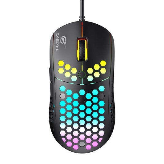 Wired USB Gaming Mouse HAVIT MS1032, RGB, 800DPI - 6400DPI, Black